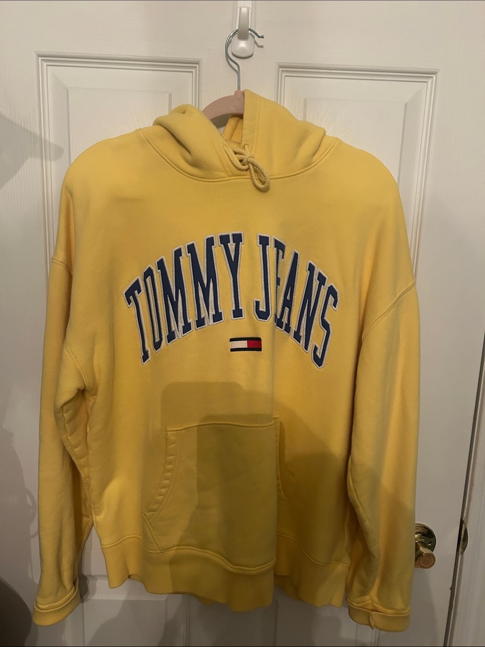 Tommy Hilfiger Yellow Tommy Jeans Pullover Hoodie